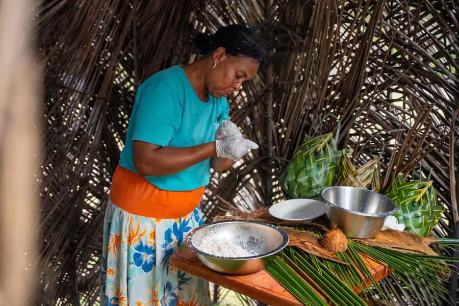 Cap Lazare: Discovery of Seychelles' Traditional Culture - The culinary demo and chips: why it’s more than a snack lesson