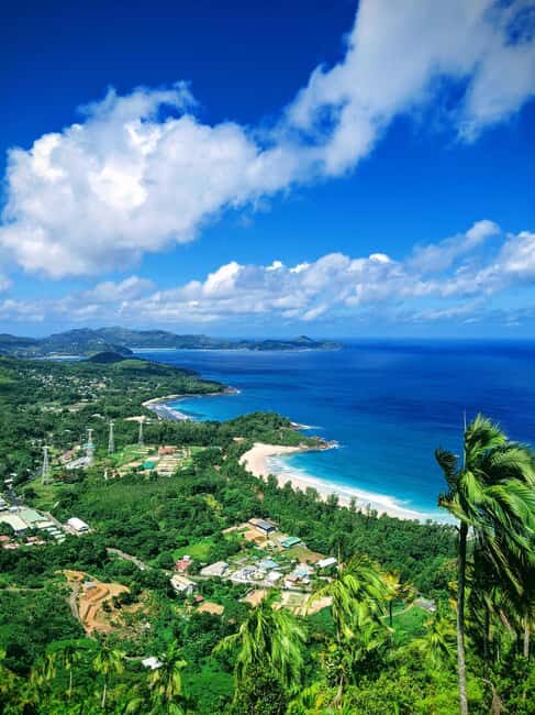 Jungle Adventure Hike:Climb, Waterfall, Discover Seychelles! - The climb: crossing river banks and building to the viewpoint