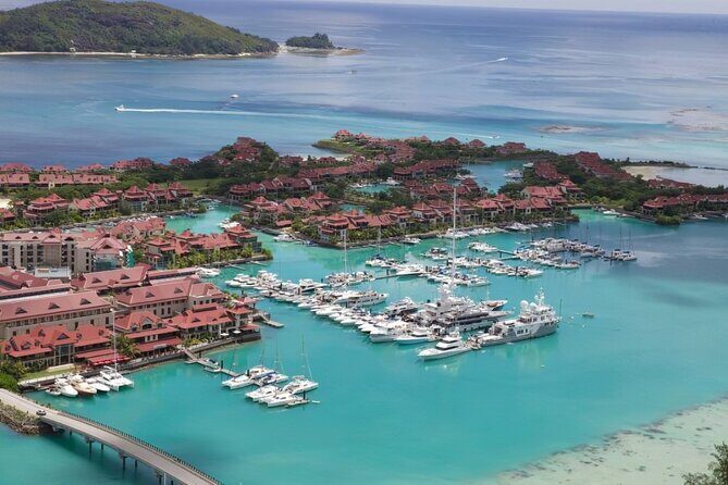 Private Mahe Island Full day Tour with Pickup - Beau Vallon Beach: lively beach energy and classic Seychelles coastline